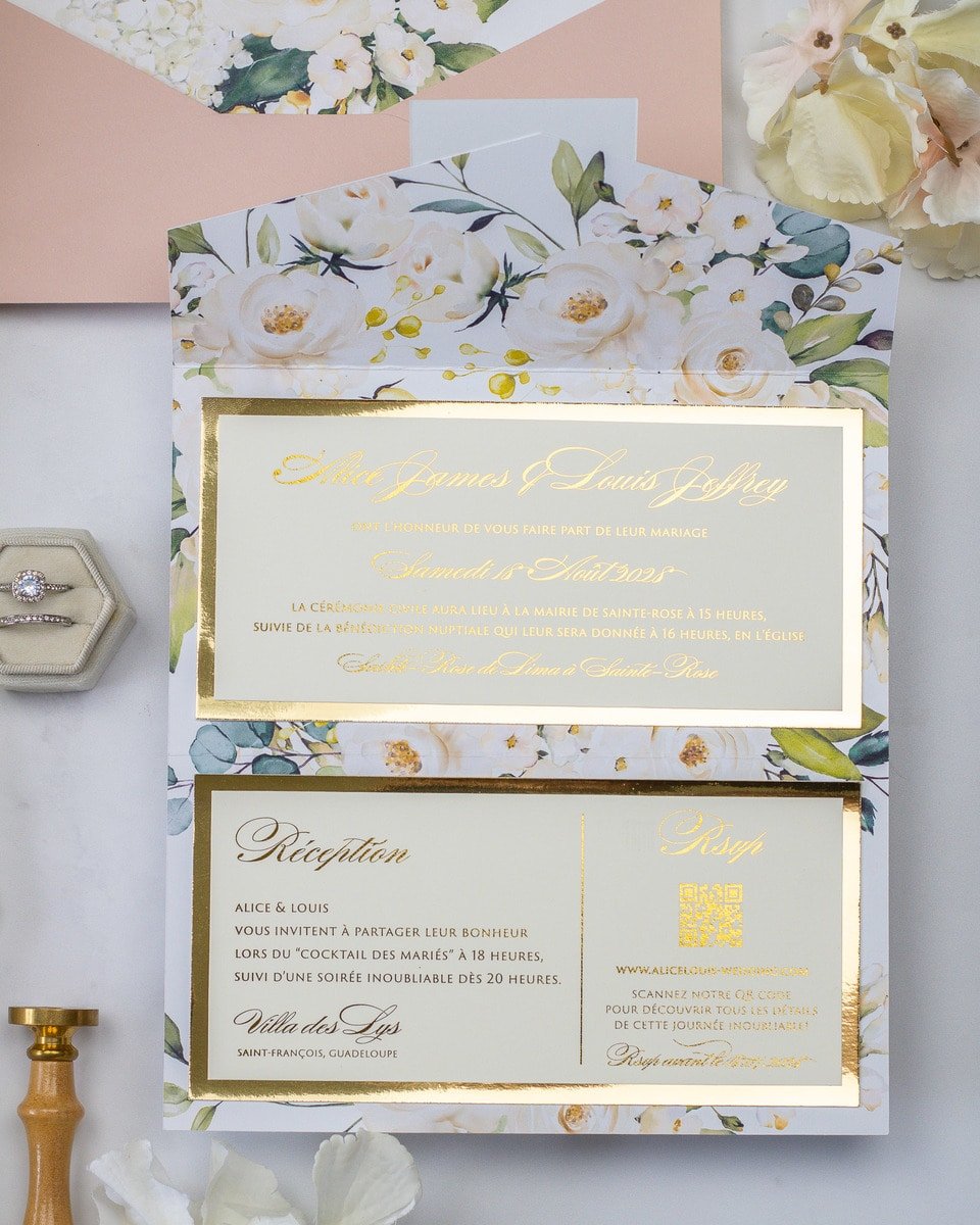Polly - Echantillon - Faire - part - Luxe Carterie Studio
