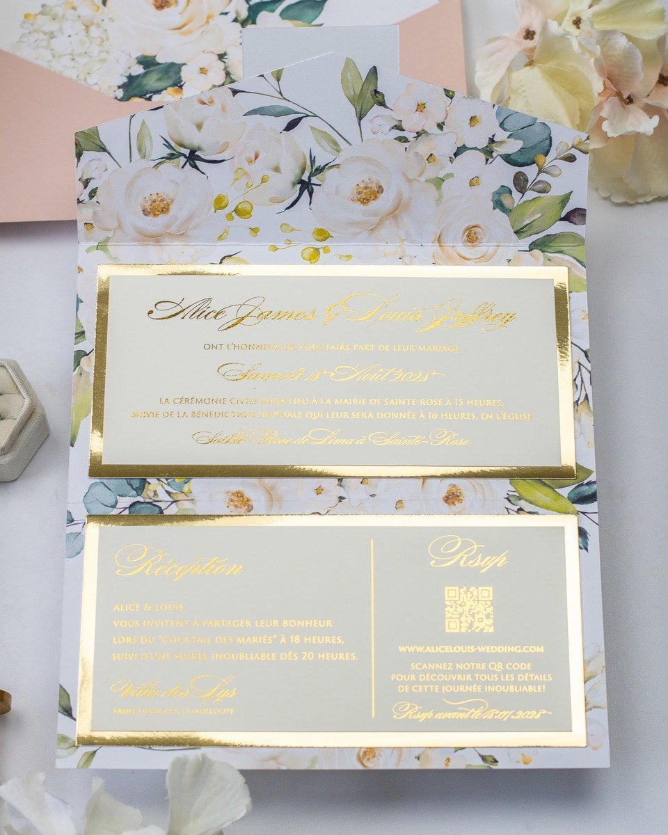 Polly - Echantillon - Faire - part - Luxe Carterie Studio