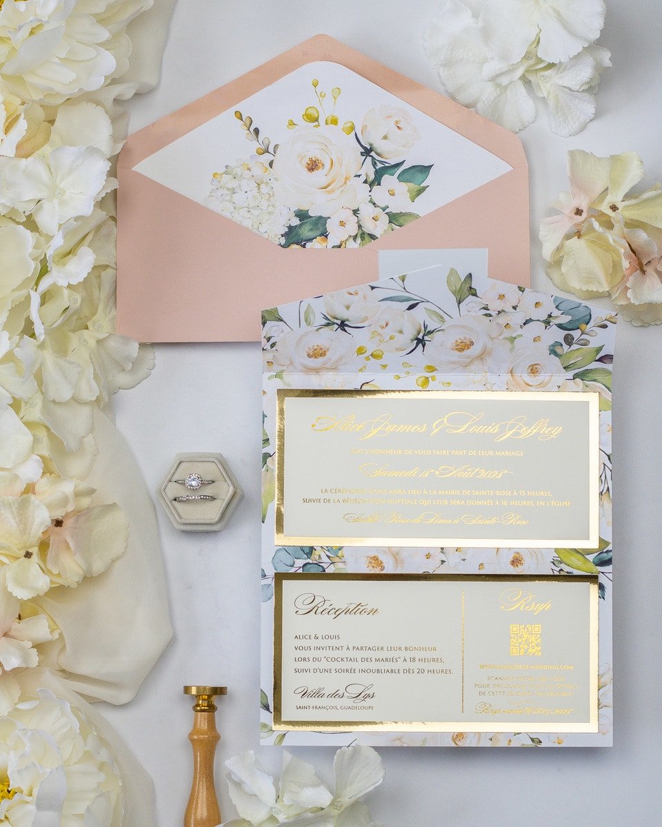 Polly - Echantillon - Faire - part - Luxe Carterie Studio