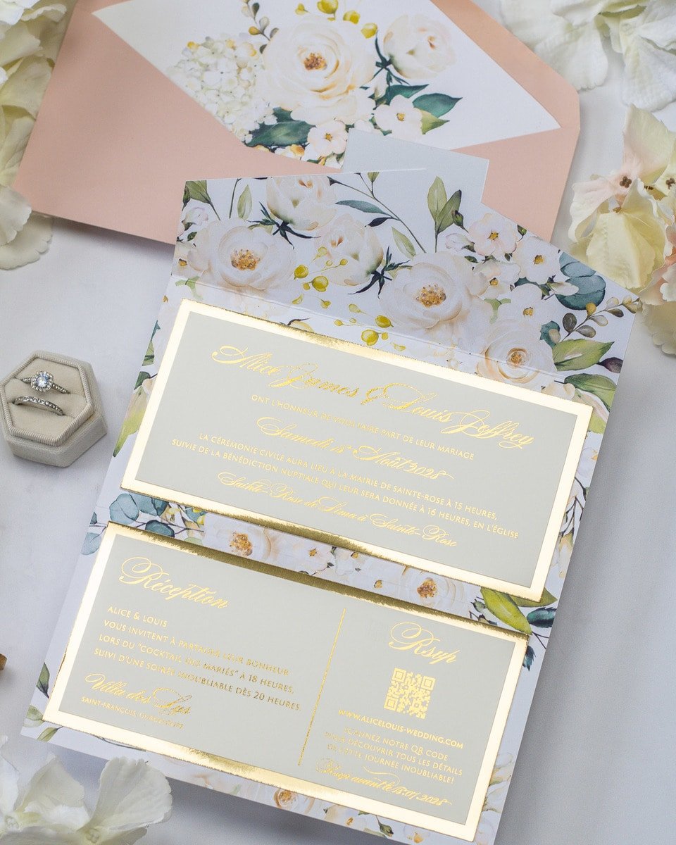 Polly - Echantillon - Faire - part - Luxe Carterie Studio