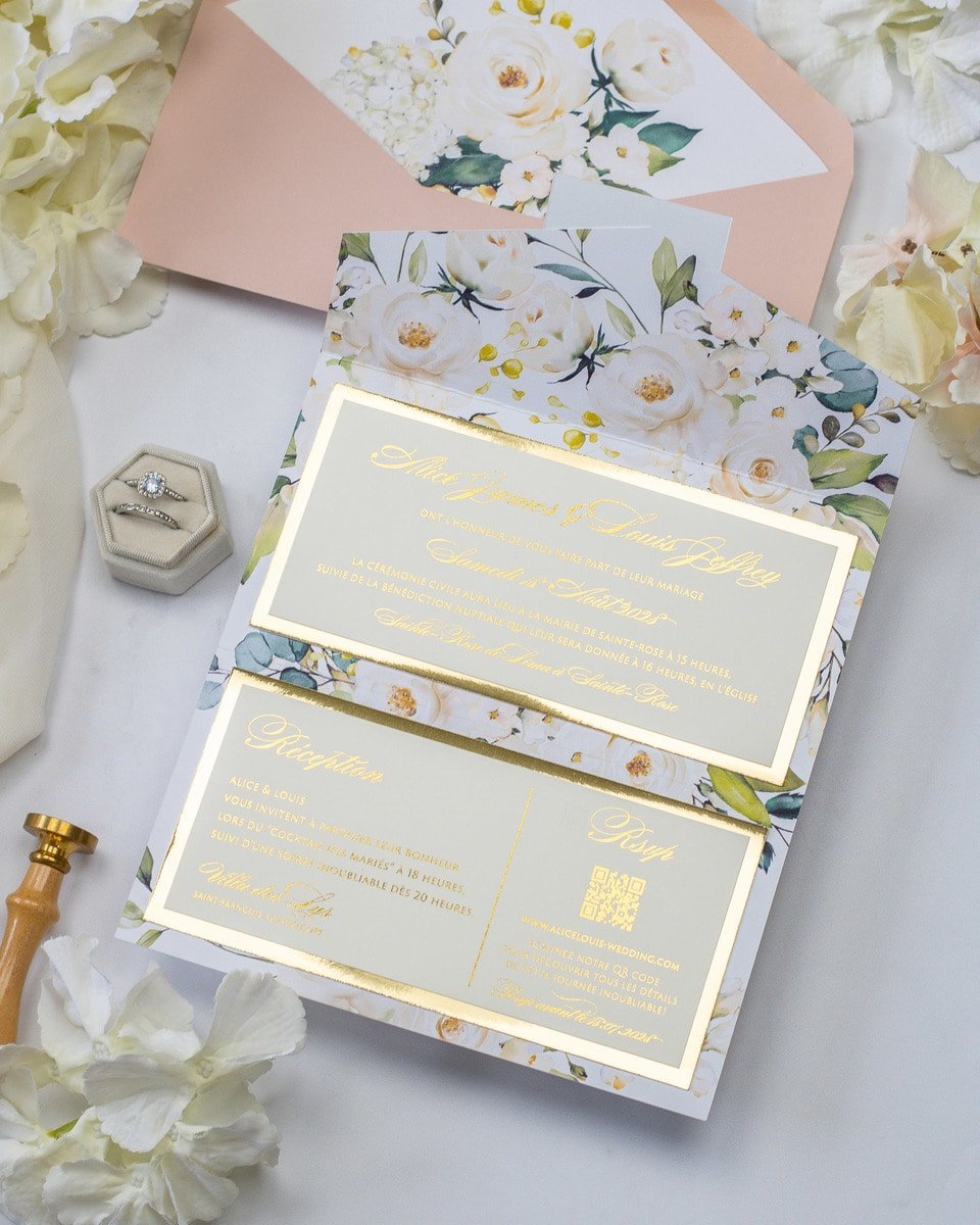 Polly - Echantillon - Faire - part - Luxe Carterie Studio