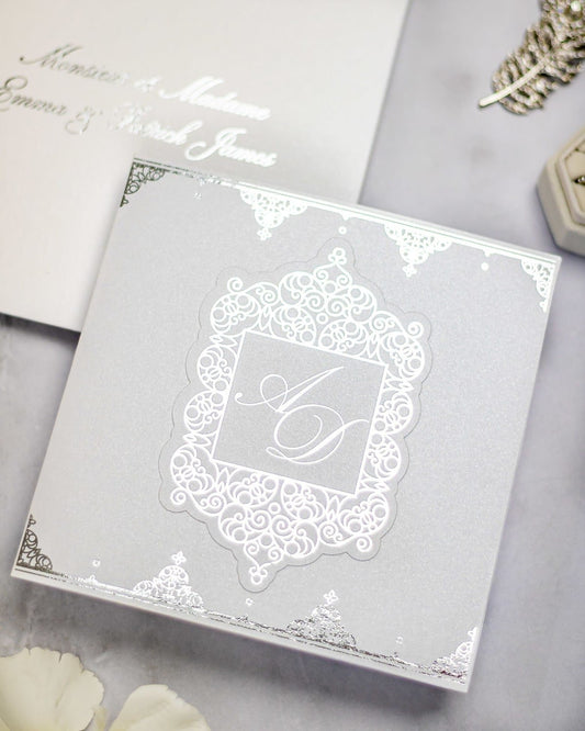 "Poppy" - Faire-part de mariage chic, élégant et romantique avec dorure or - Wedding stationery - Création Luxe Carterie Studio