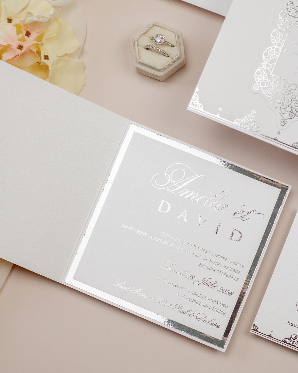 Poppy - Echantillon - Faire - part - Luxe Carterie Studio