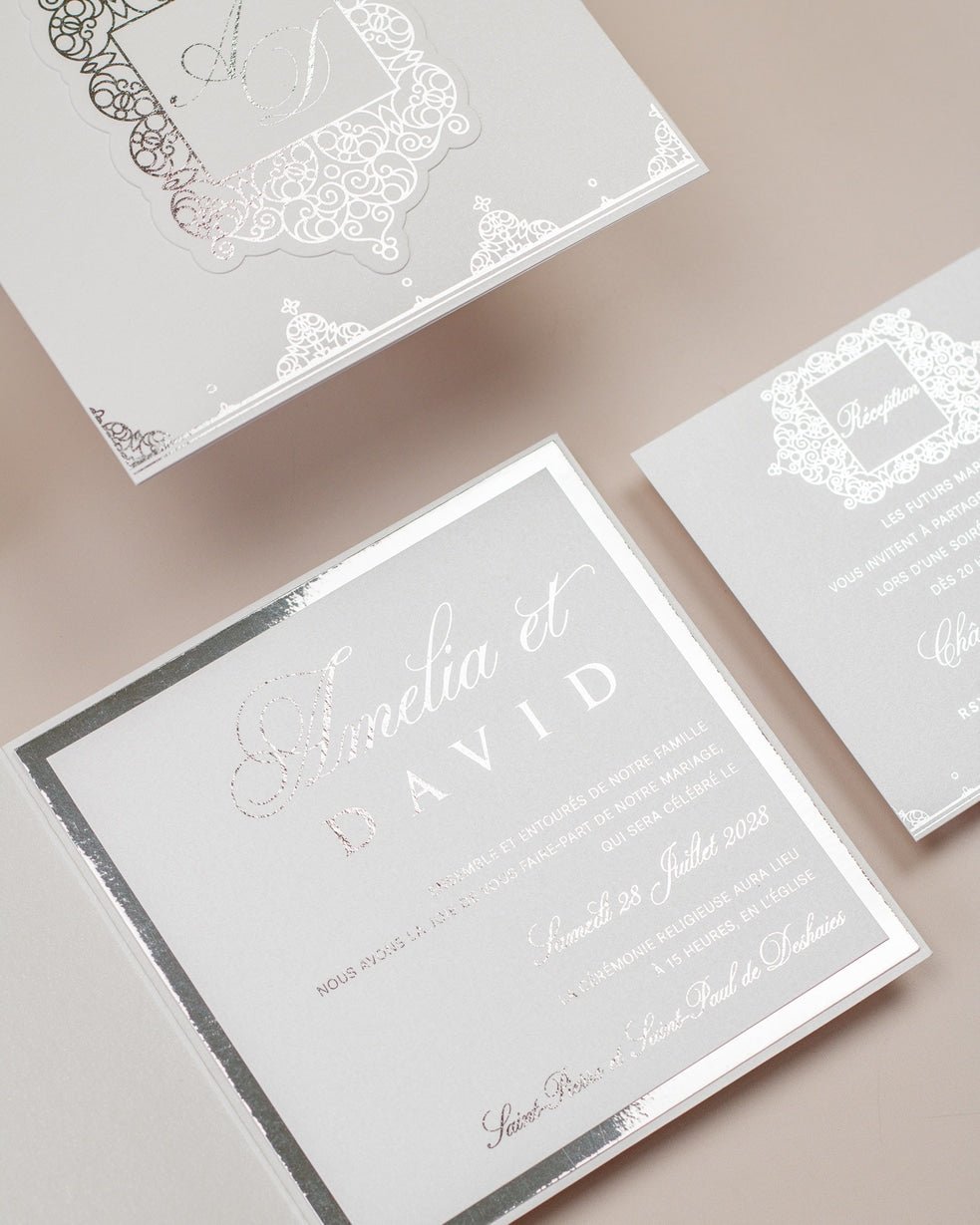 Poppy - Echantillon - Faire - part - Luxe Carterie Studio