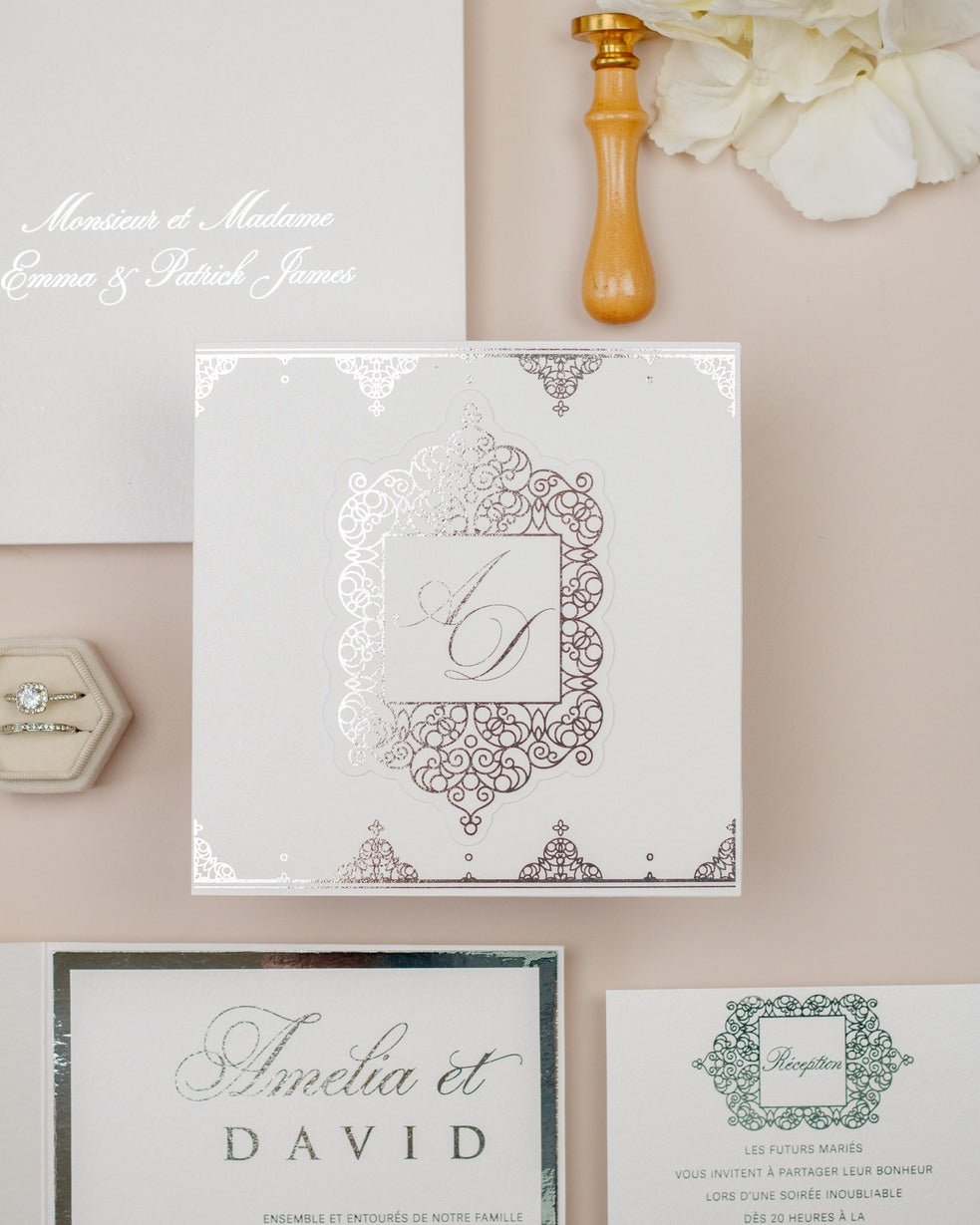 Poppy - Echantillon - Faire - part - Luxe Carterie Studio