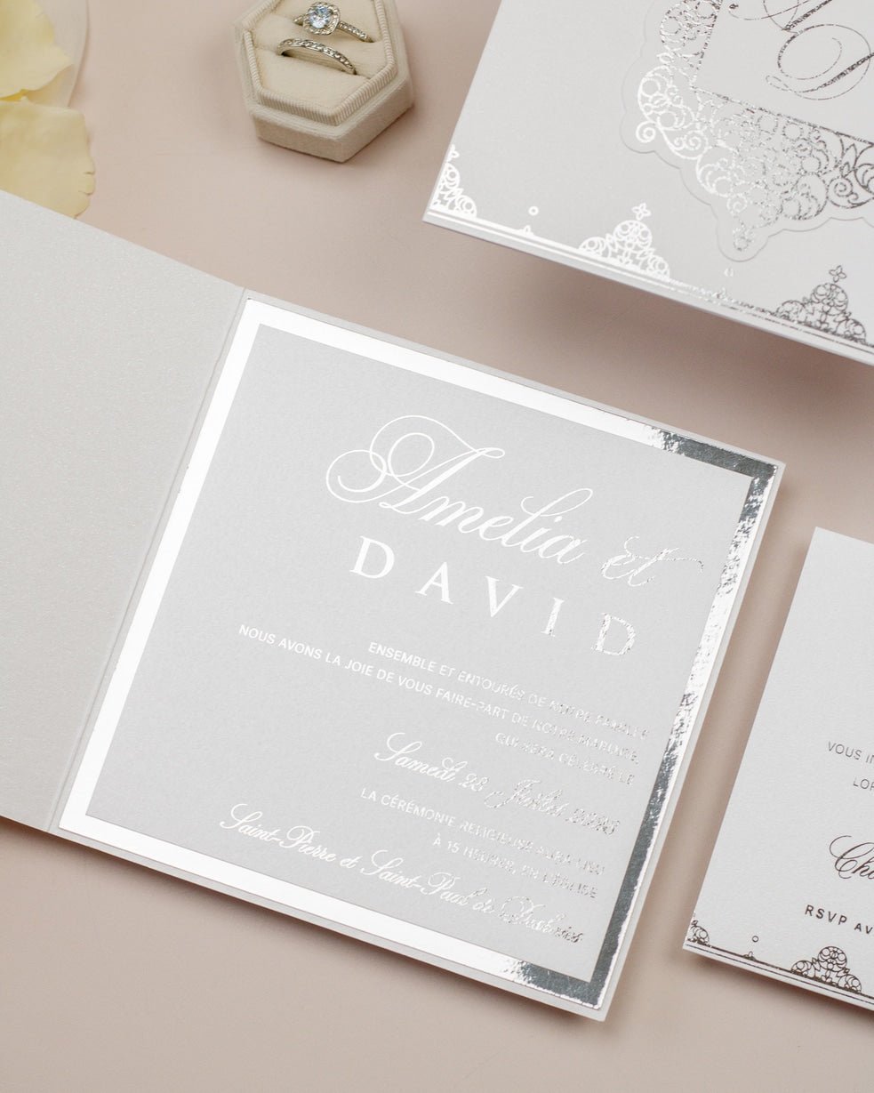 Poppy - Echantillon - Faire - part - Luxe Carterie Studio
