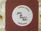Sticker - "Save the date"