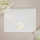 "Prisca - Sticker" - Faire-part de mariage chic, élégant et romantique avec dorure or - Wedding stationery - Création Luxe Carterie Studio