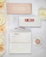 "Rachel" - Faire-part de mariage chic, élégant et romantique avec dorure or - Wedding stationery - Création Luxe Carterie Studio