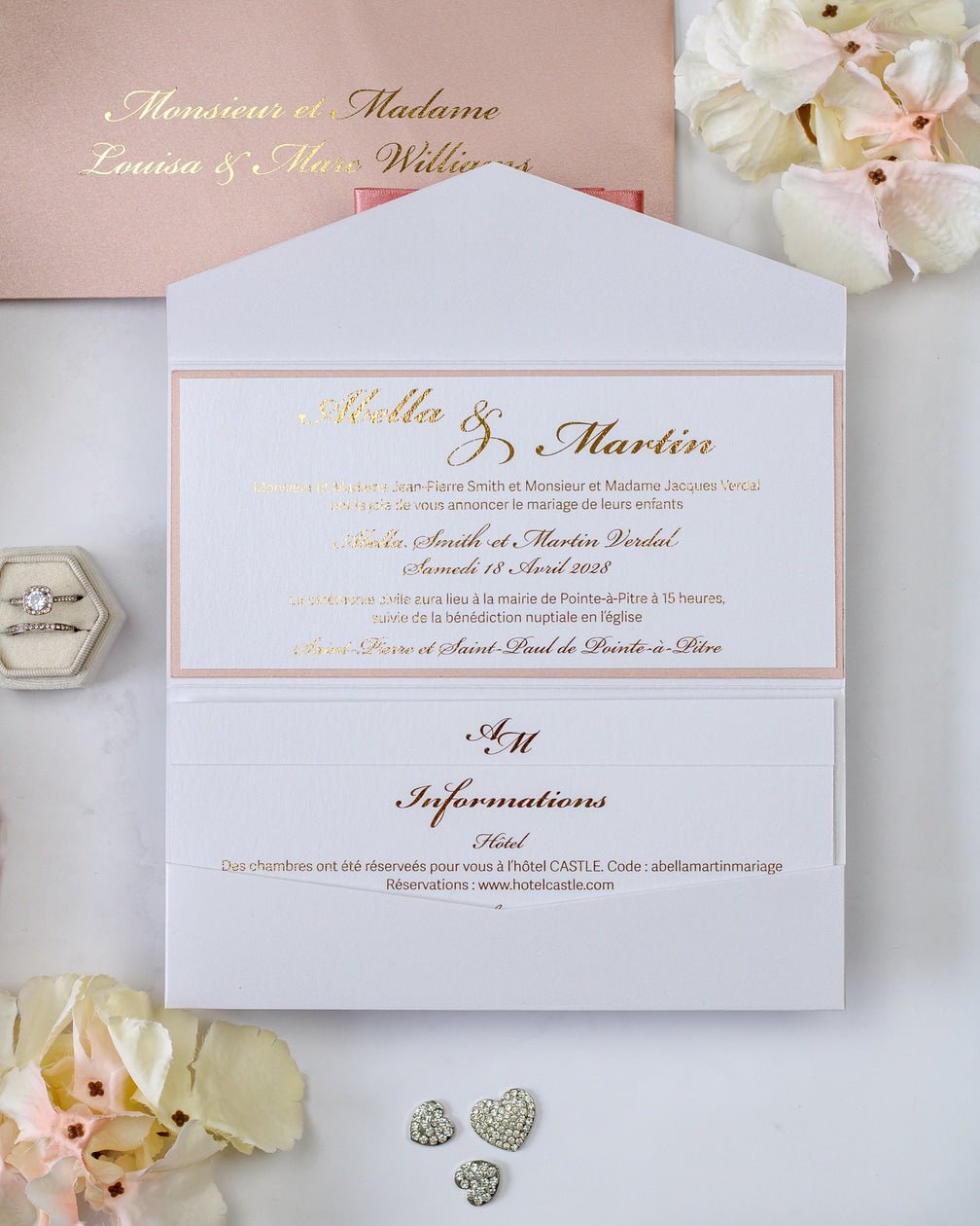 Rachel - Echantillon - Faire - part - Luxe Carterie Studio