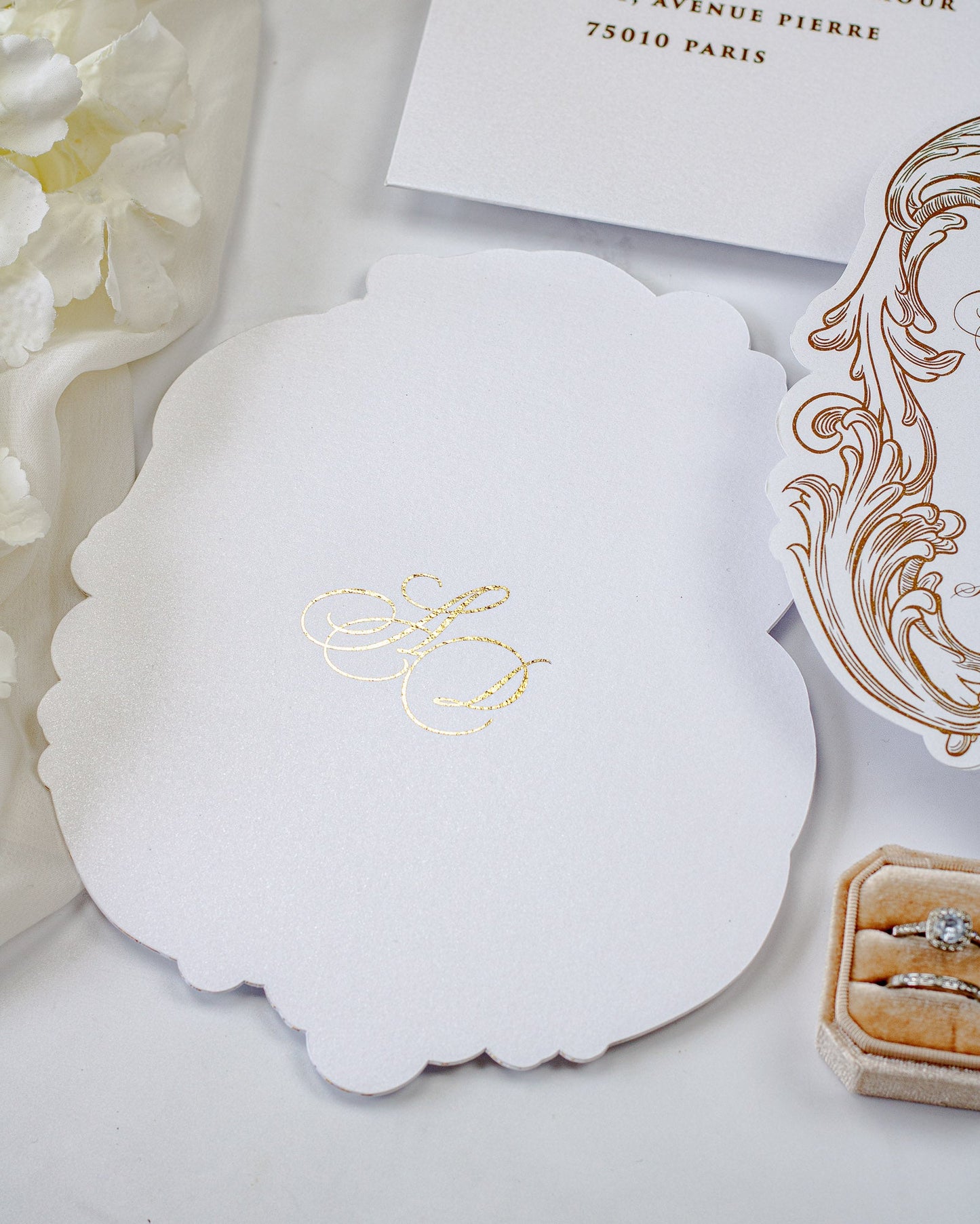 Reina - Faire - part - Faire - part seul - Sans enveloppe - Luxe Carterie Studio