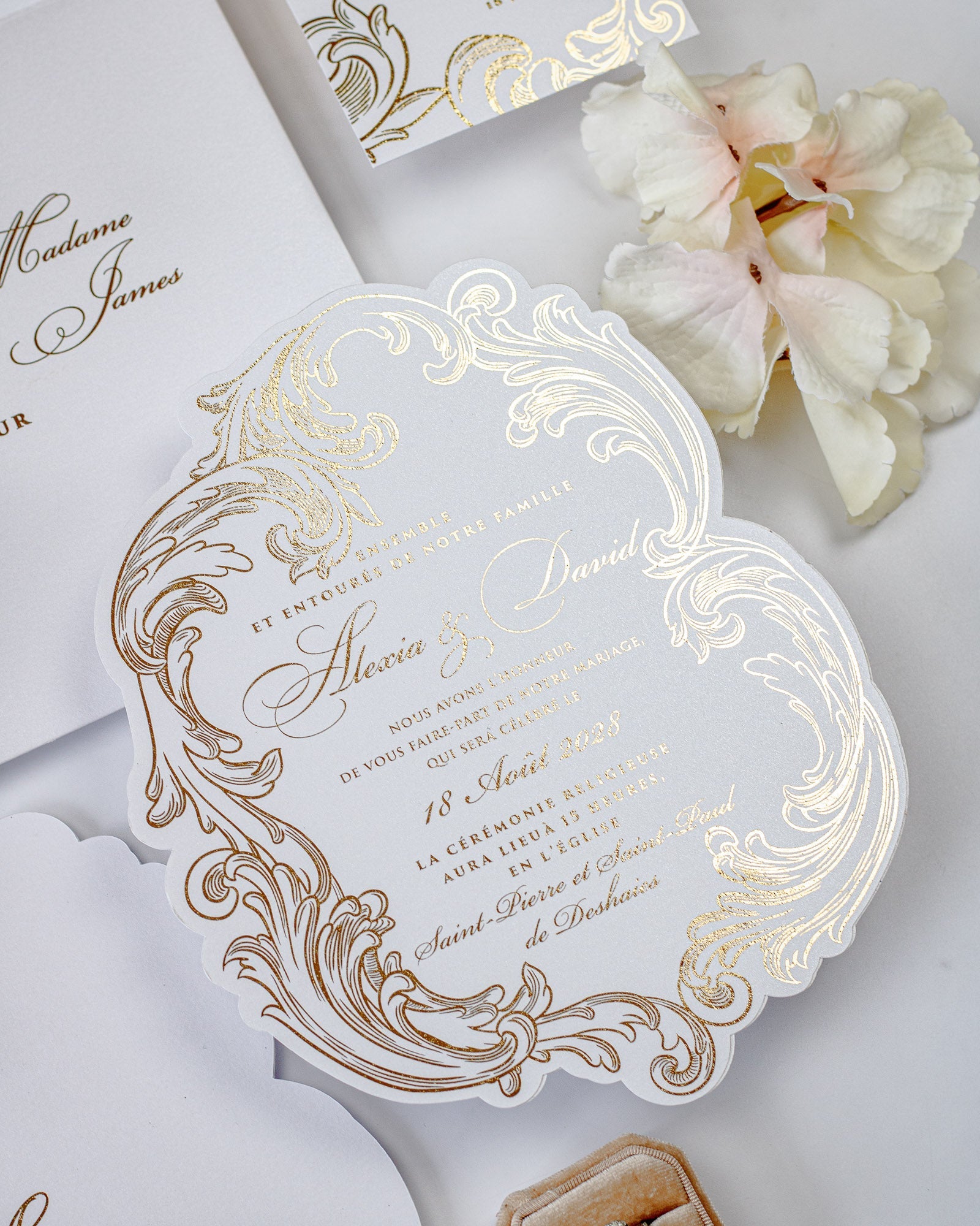 Reina - Faire - part - Faire - part seul - Sans enveloppe - Luxe Carterie Studio