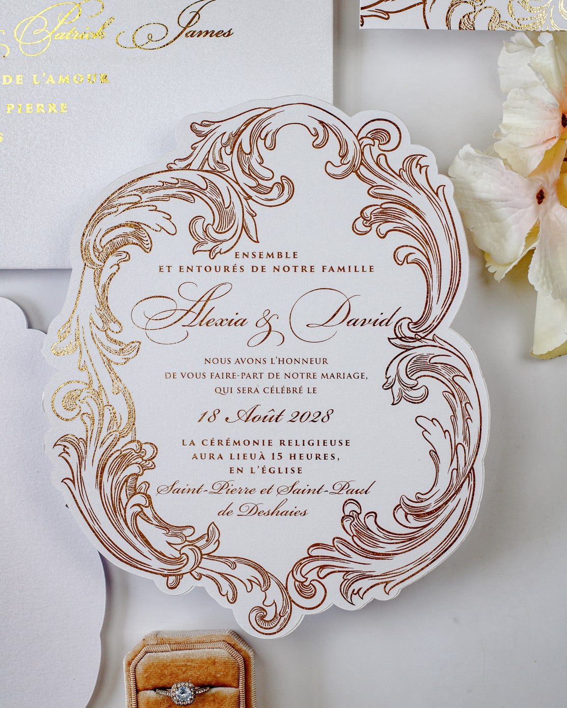 Reina - Echantillon - Faire - part - Luxe Carterie Studio