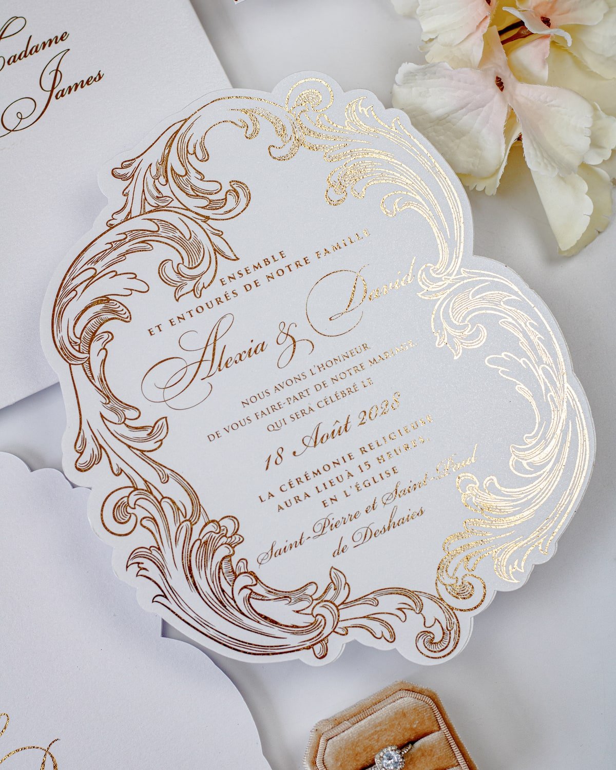 Reina - Echantillon - Faire - part - Luxe Carterie Studio
