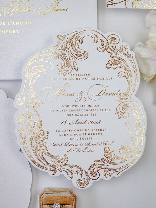 Reina - Echantillon - Faire - part - Luxe Carterie Studio