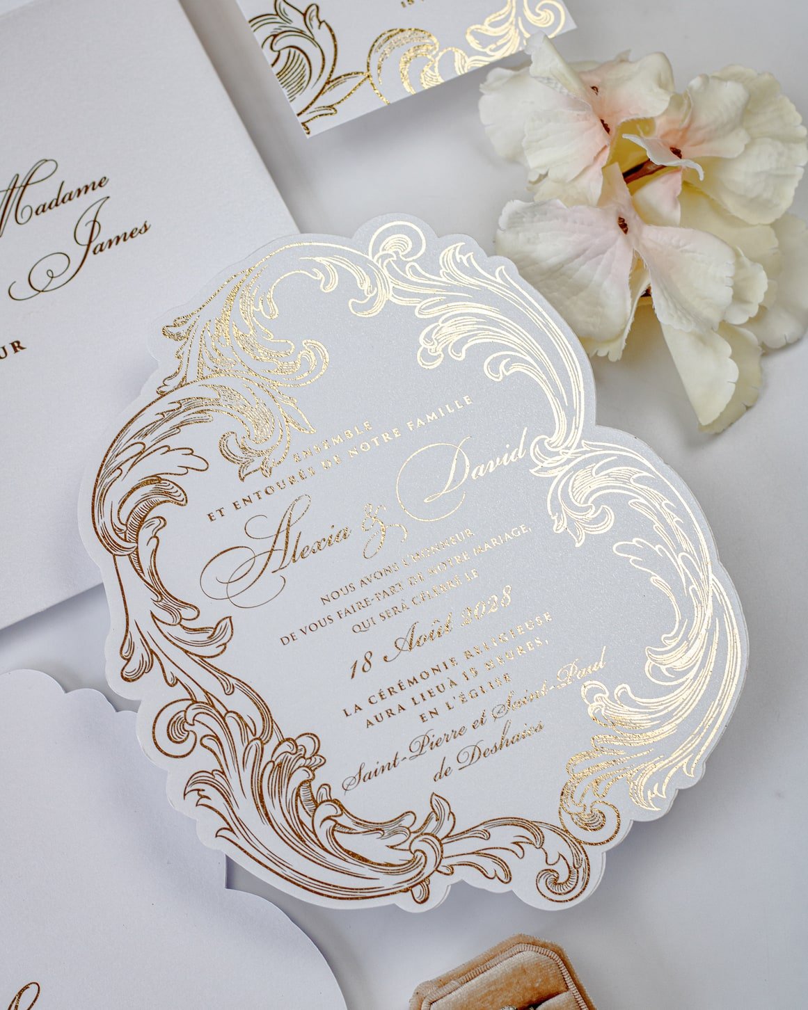 Reina - Echantillon - Faire - part - Luxe Carterie Studio