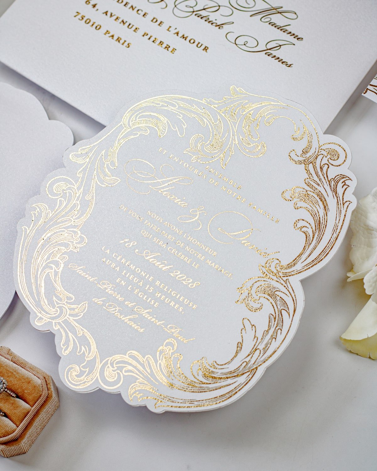 Reina - Echantillon - Faire - part - Luxe Carterie Studio