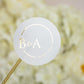 "Rita - Sticker" - Faire-part de mariage chic, élégant et romantique avec dorure or - Wedding stationery - Création Luxe Carterie Studio