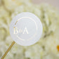Rita - Sticker (lot de 15) - Stickers étiquettes - 4 cm - Lot de 15 - Luxe Carterie Studio