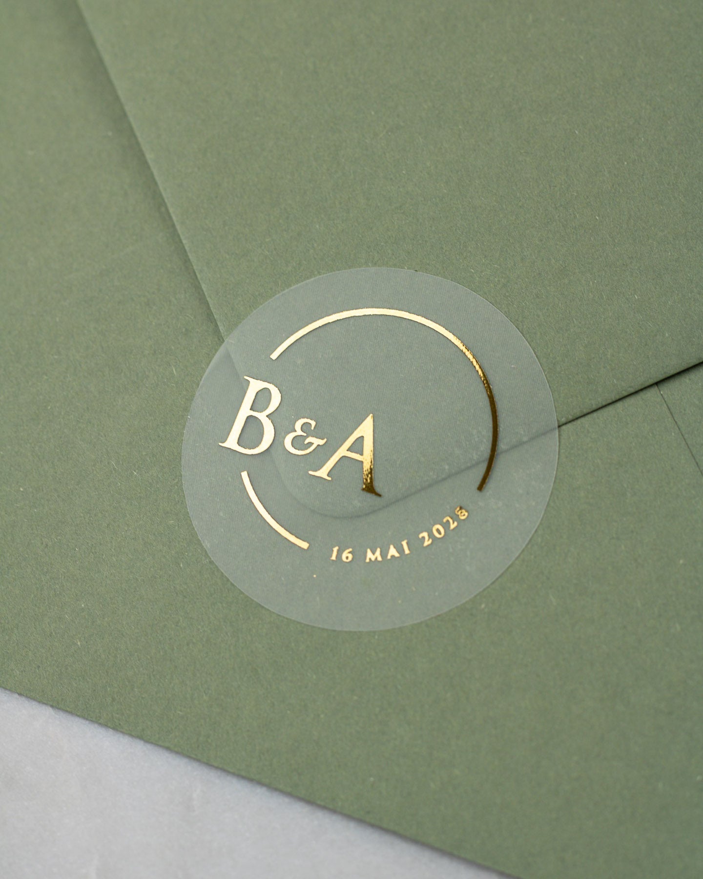 Rita - Sticker (lot de 15) - Stickers étiquettes - 4 cm - Lot de 15 - Luxe Carterie Studio
