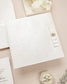 "Rosalie" - Faire-part de mariage luxueux, chic et élégant avec dorure argent – Wedding stationery - Création Luxe Carterie Studio