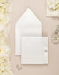 "Rosalie" - Faire-part de mariage luxueux, chic et élégant avec dorure argent – Wedding stationery - Création Luxe Carterie Studio