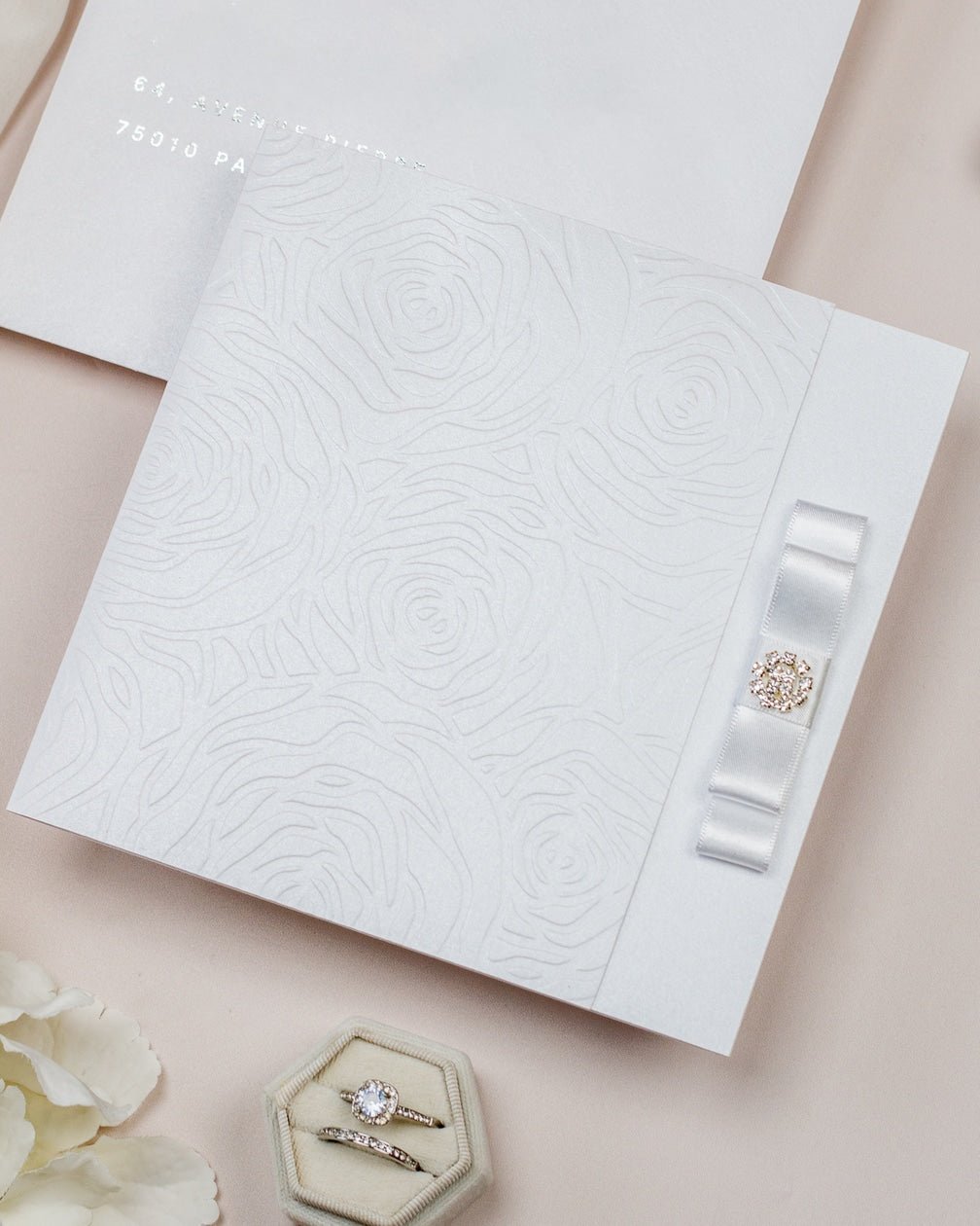 Rosalie - Echantillon - Faire - part - Luxe Carterie Studio