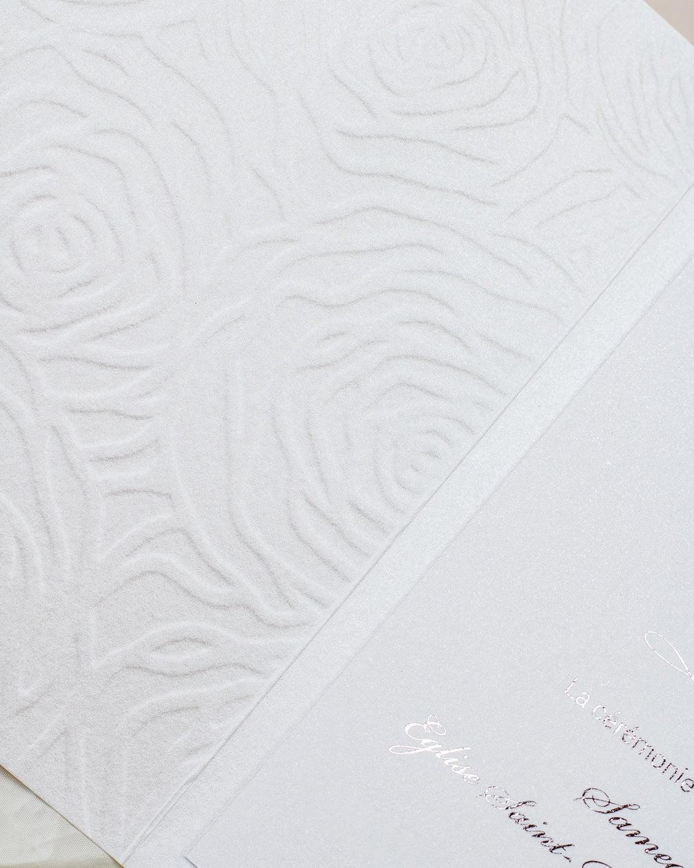 Rosalie - Echantillon - Faire - part - Luxe Carterie Studio