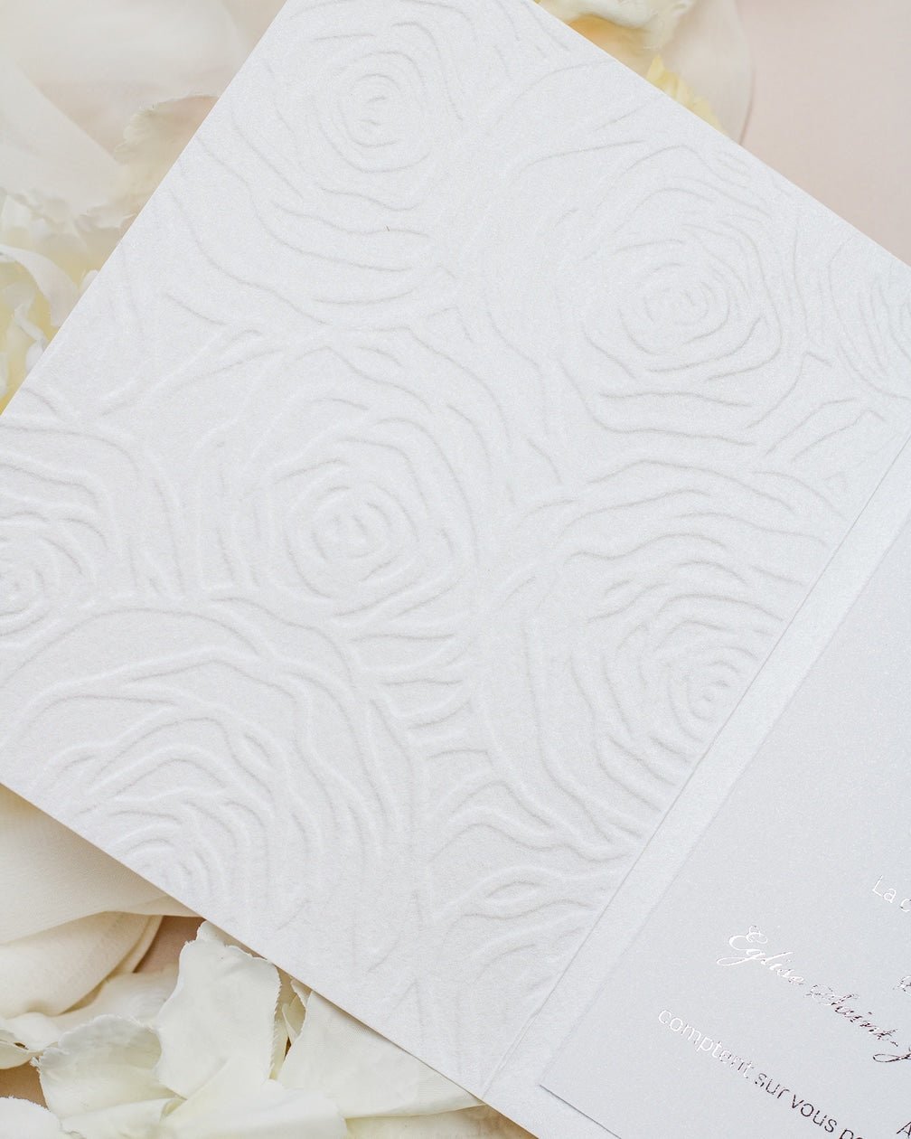 Rosalie - Echantillon - Faire - part - Luxe Carterie Studio