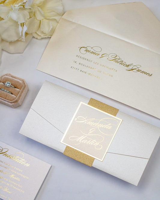 Rosie - Echantillon - Faire - part - Luxe Carterie Studio