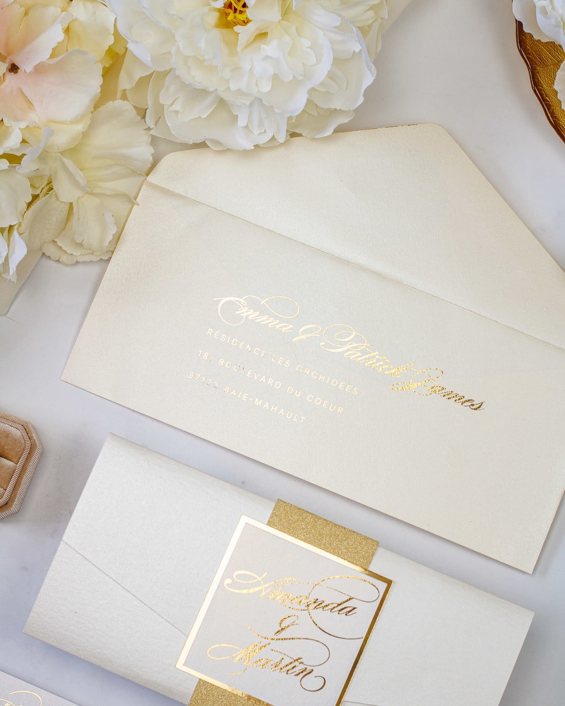 Rosie - Echantillon - Faire - part - Luxe Carterie Studio