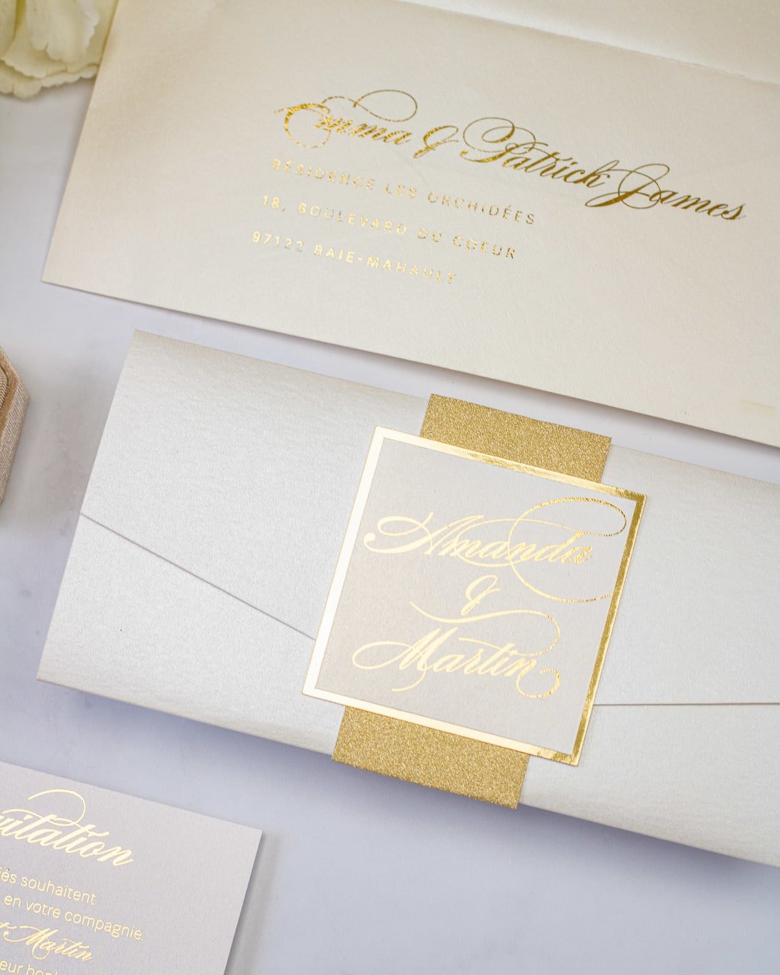Rosie - Echantillon - Faire - part - Luxe Carterie Studio