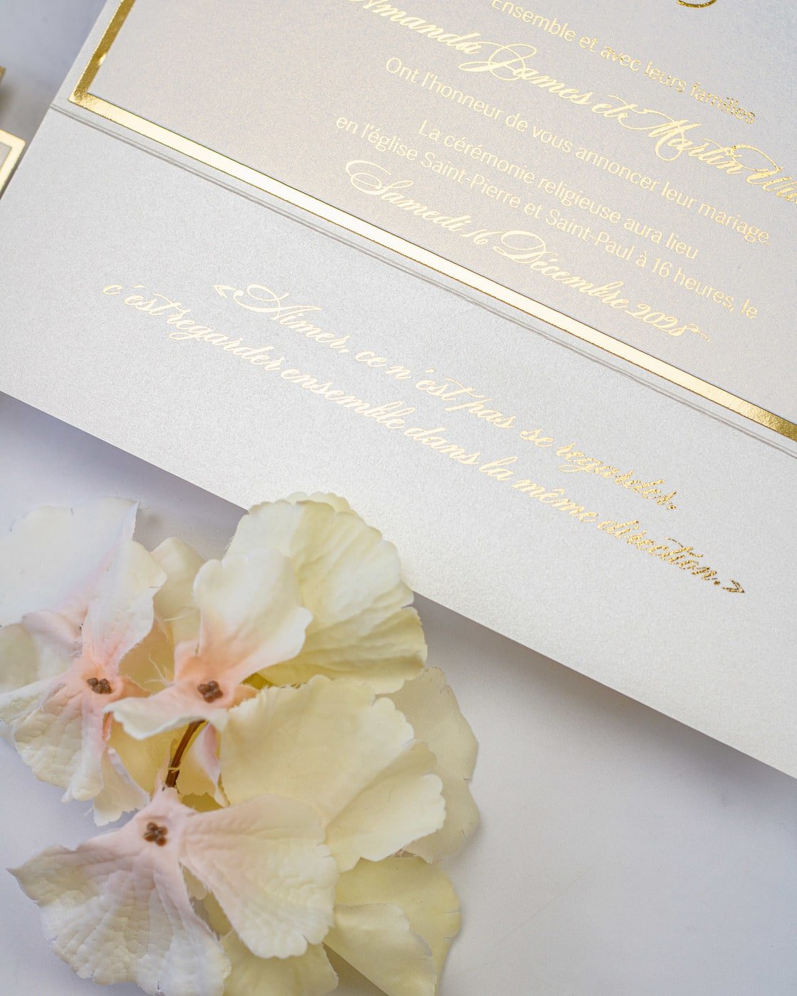 Rosie - Echantillon - Faire - part - Luxe Carterie Studio