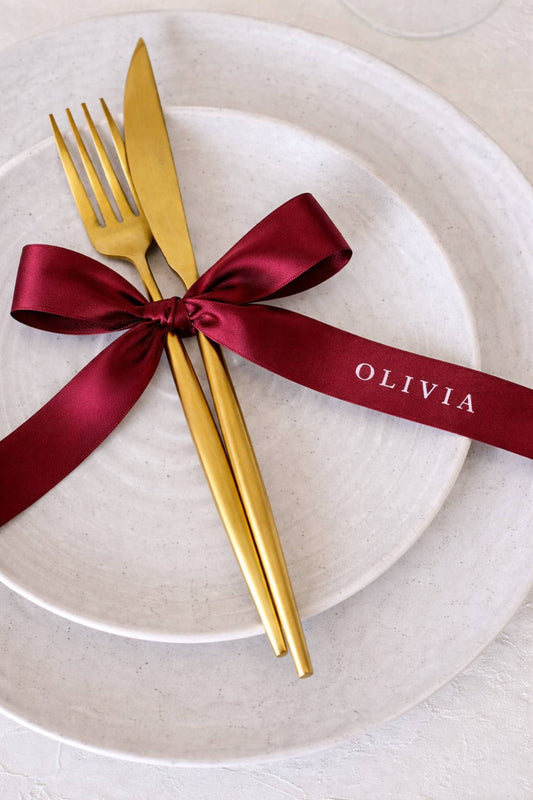 Valy - Ruban satin Marque-place