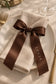 Sya - Ruban satin 3,5 cm - Marque-place