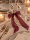 Cora - Ruban mousseline Marque-place