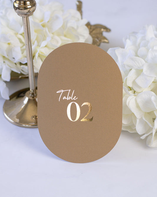 Rubis - Nom de table - Nom de table - Luxe Carterie Studio
