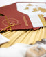 "Ruby - Passeport" - Faire-part de mariage passeport, wedding destination, chic, original et romantique avec dorure or - Création Luxe Carterie Studio