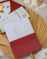 Ruby - Passeport - Echantillon - Faire - part - Luxe Carterie Studio