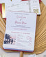 Ruby - Passeport - Echantillon - Faire - part - Luxe Carterie Studio