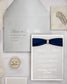 "Salma" - Faire-part de mariage chic, élégant et romantique avec dorure or - Wedding stationery - Création Luxe Carterie Studio