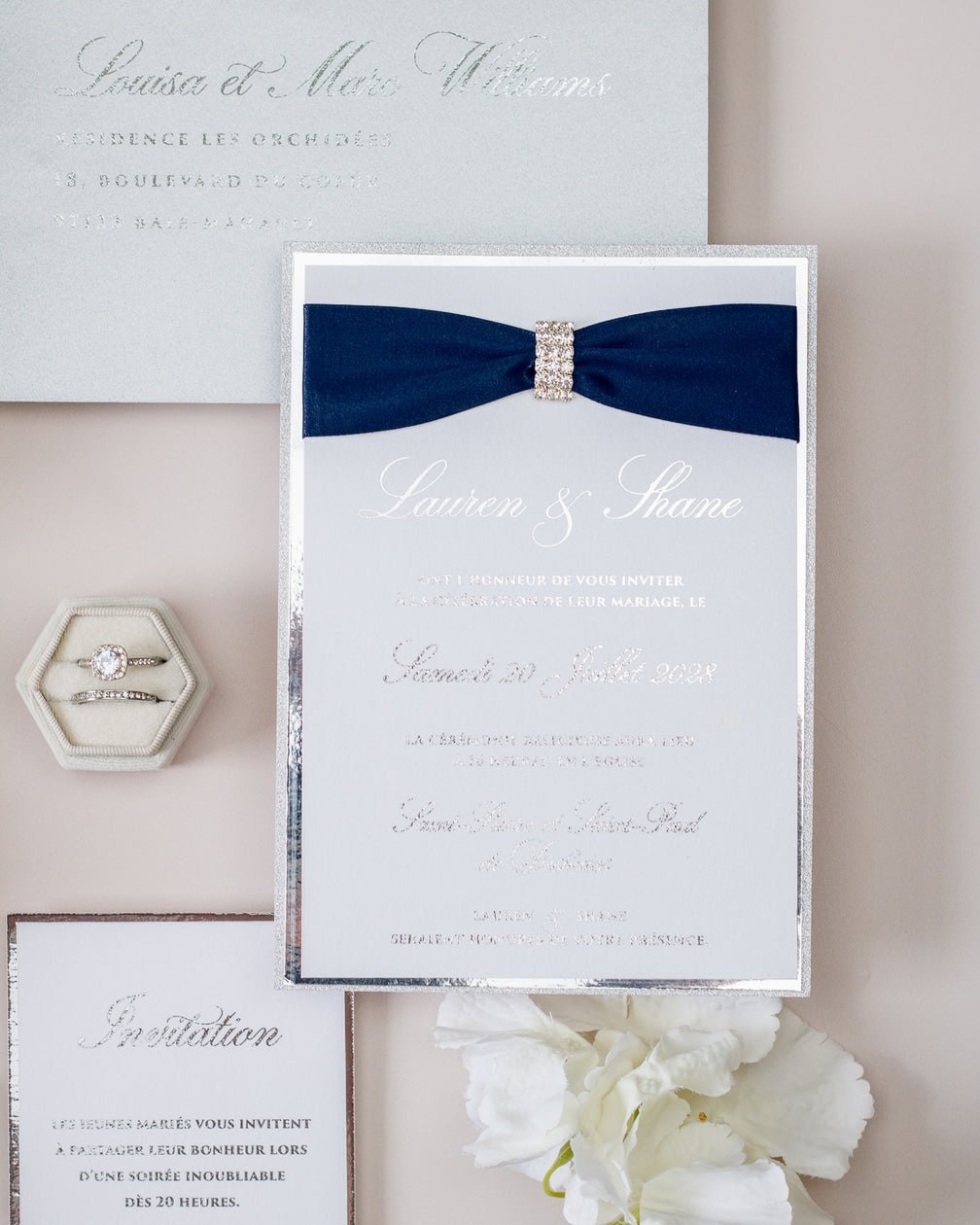 Salma - Echantillon - Faire - part - Luxe Carterie Studio