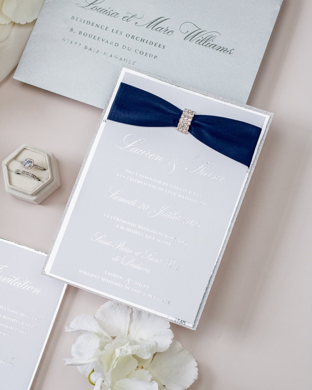 Salma - Echantillon - Faire - part - Luxe Carterie Studio