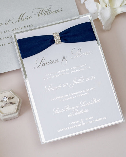 Salma - Echantillon - Faire - part - Luxe Carterie Studio