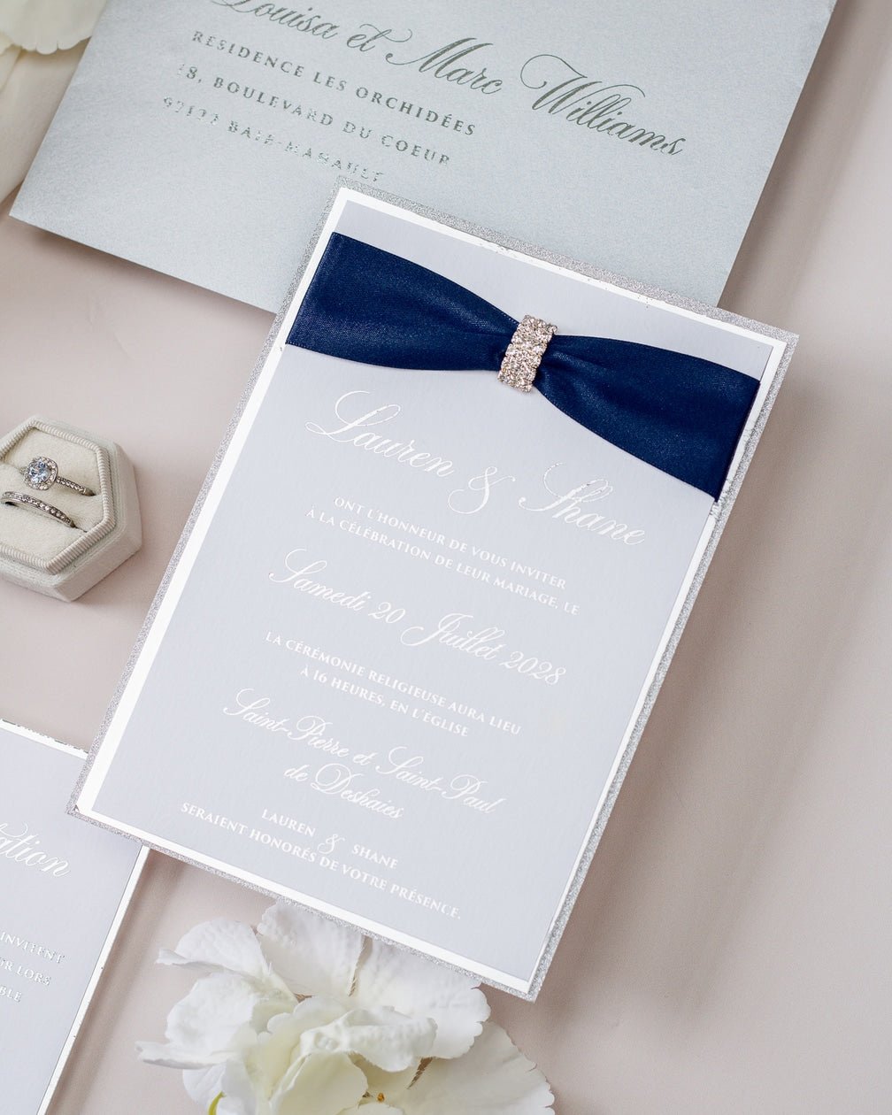 Salma - Echantillon - Faire - part - Luxe Carterie Studio