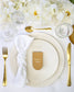 "Sama - Marque-place" – Marque-place chic, élégant et romantique avec dorure or pour réception de mariage – Papeterie de mariage - Wedding stationery - Création Luxe Carterie Studio