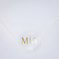 "Samona - Sticker" - Faire-part de mariage chic, élégant et romantique avec dorure or - Wedding stationery - Création Luxe Carterie Studio