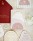 "Saphir" - Faire-part de mariage moderne, chic et élégant avec dorure or – Wedding stationery - Création Luxe Carterie Studio