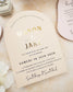 "Saphir" - Faire-part de mariage moderne, chic et élégant avec dorure or – Wedding stationery - Création Luxe Carterie Studio