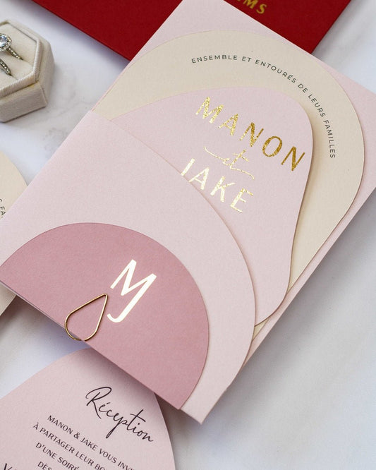Saphir - Echantillon - Faire - part - Luxe Carterie Studio